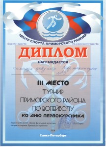 Волейбол Турнир Приморского района (девушки)